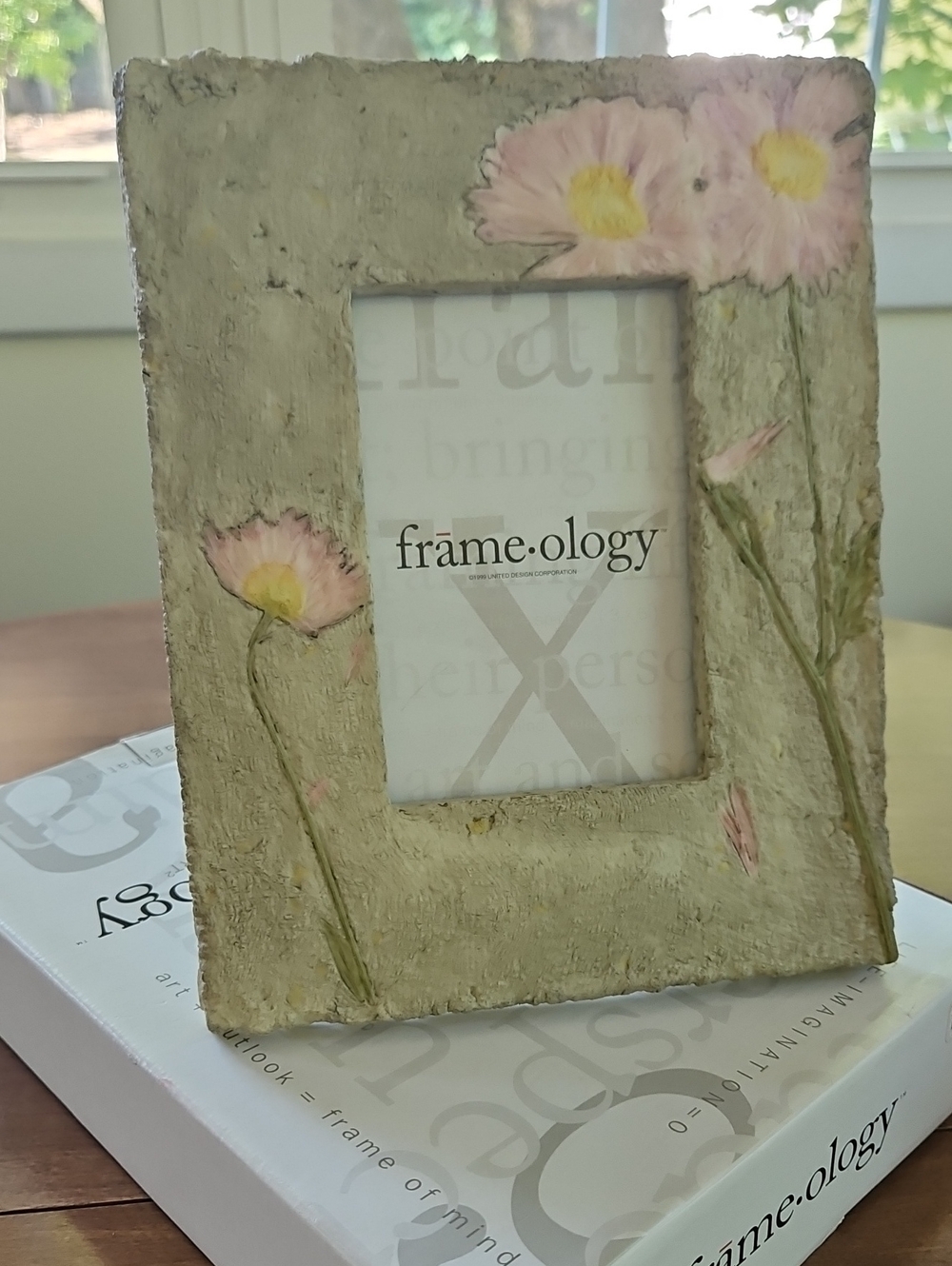 VTG Frame•ology Daisy in Paper Frame, Fits 4x6" Photo